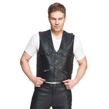 Sweep Randy leather vest