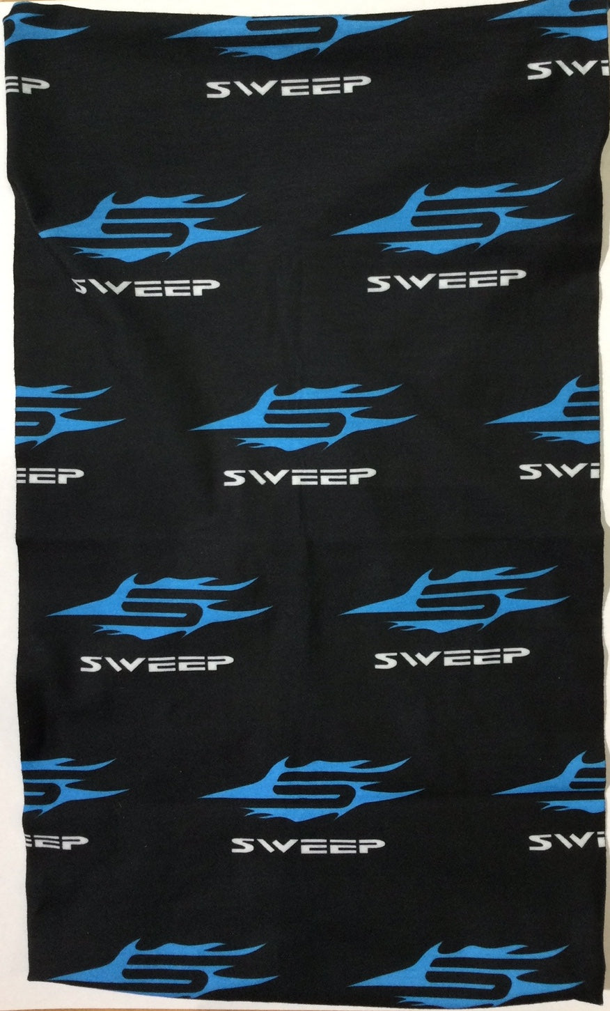 Sweep logo tuubihuivi, musta