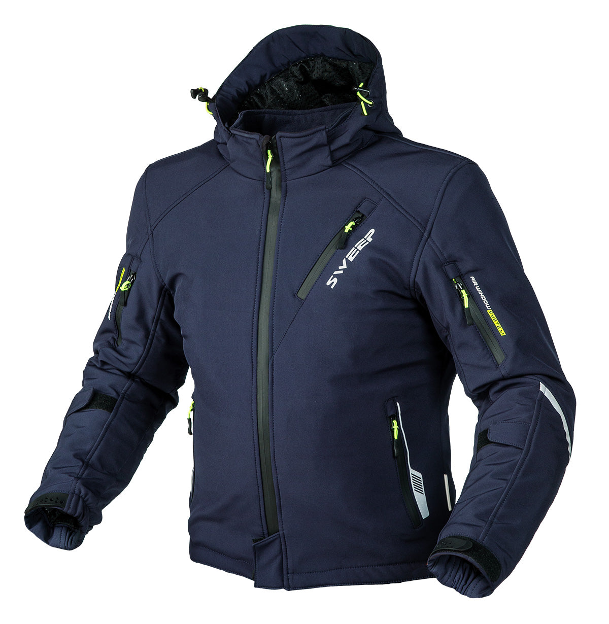Sweep Breakout waterproof softshell mc jacket W/O thermo liner, navy blue