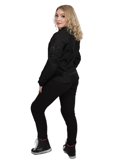 Sweep Chicane 2 waterproof ladies textile jacket, black