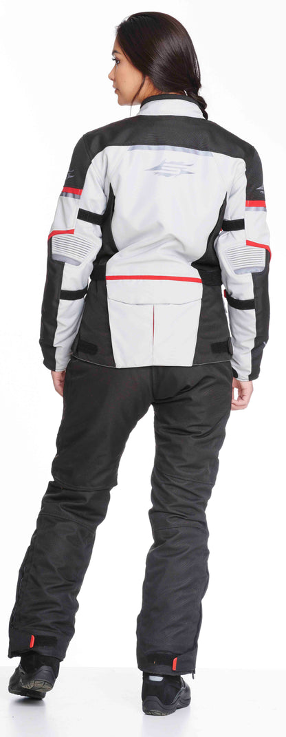 Sweep Charisma II ladies 4- season jacket, ivory/black/red