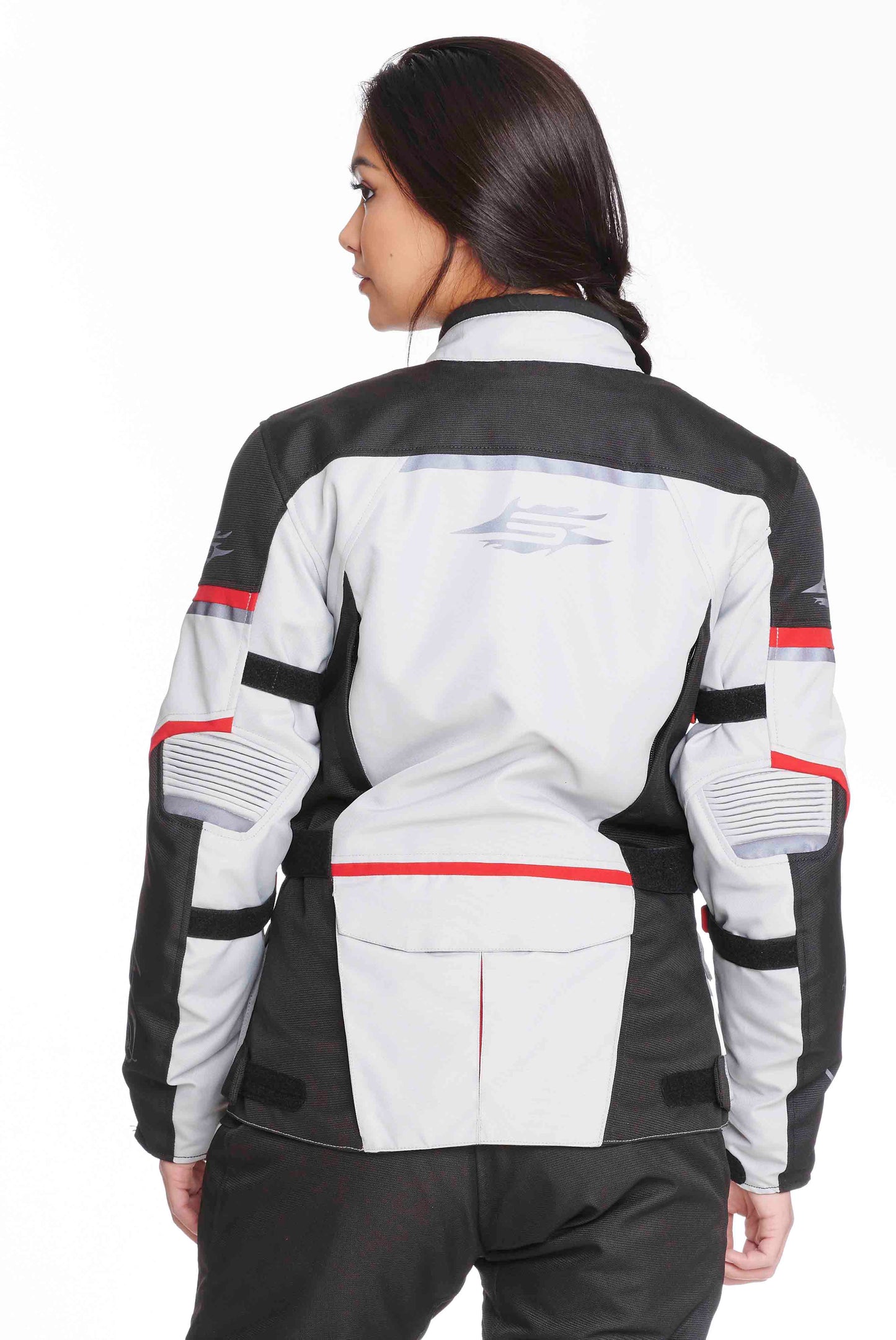 Sweep Charisma II ladies 4- season jacket, ivory/black/red