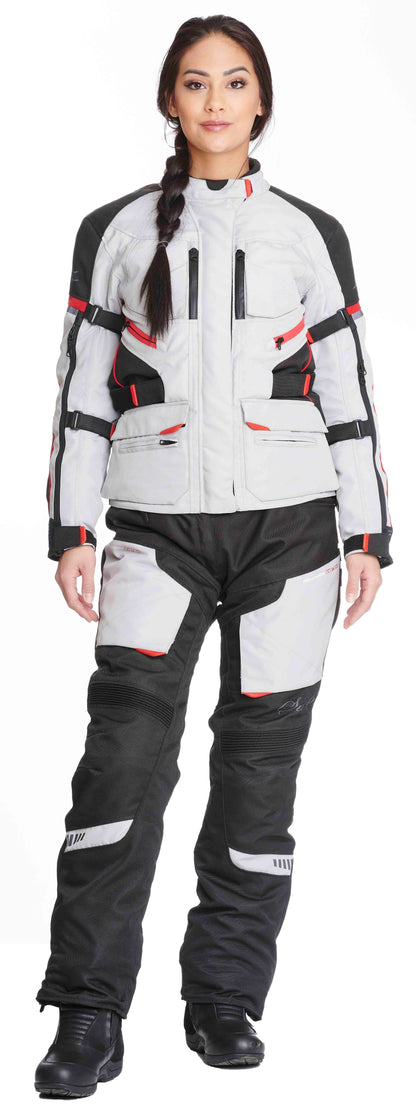 Sweep Charisma II ladies 4- season jacket, ivory/black/red