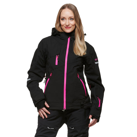Sweep Drifter Snowmobile ladies jacket, black/pink
