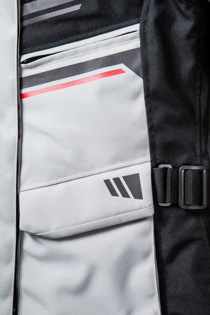 Sweep GPX PRO ladies 4- season jacket, ivory/black/red