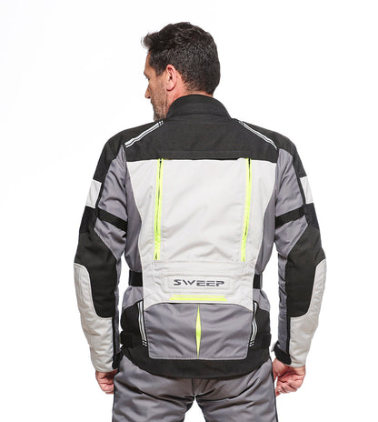 Sweep GT Touring 3 4-season jacket, black/ivory/yellow