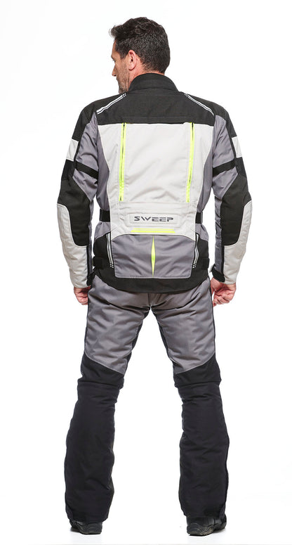 Sweep GT Touring 3 4-season jacket, black/ivory/yellow