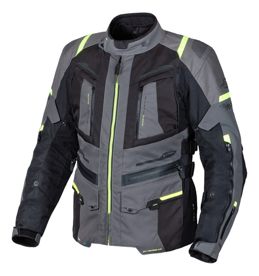 Sweep GT Touring 4.0 jokasään ajotakki, musta/harmaa/keltainen