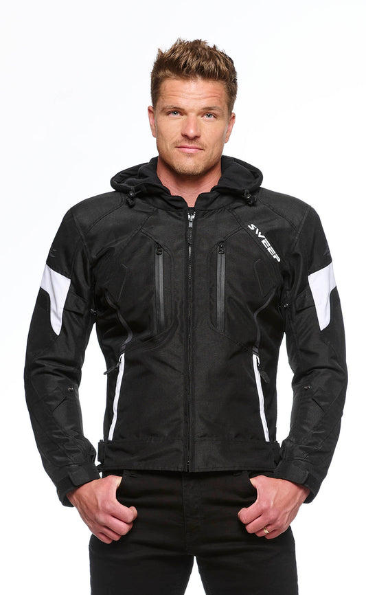 Sweep Hammer 2 waterproof mc jacket, black/white