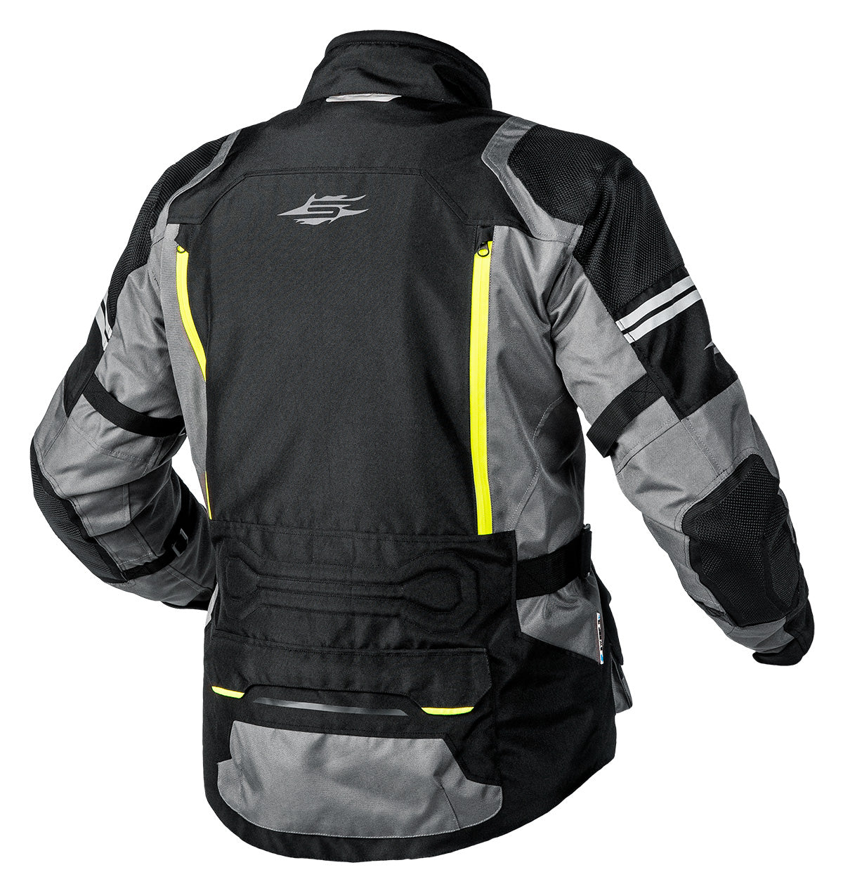 Sweep Kalahari 4-season jacket, black/grey/yellow