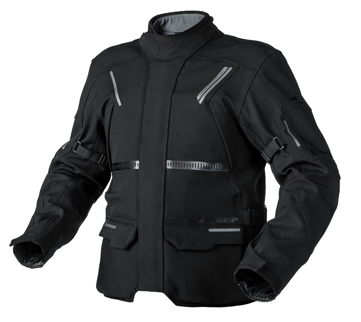 Sweep Laminator laminated waterproof jacket, black
