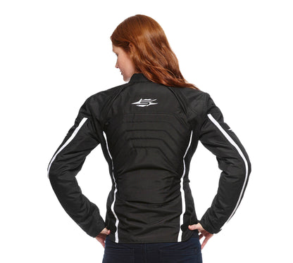 Sweep Milanese 2 ladies light jacket, black/white