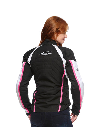 Sweep Milanese 2 ladies light jacket, black/white/pink