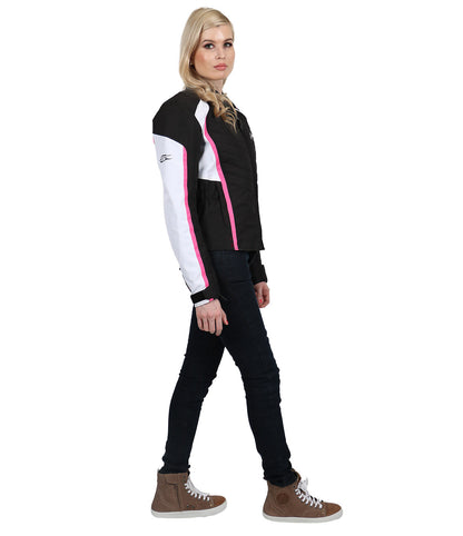 Sweep Milanese 2 ladies light jacket, black/white/pink