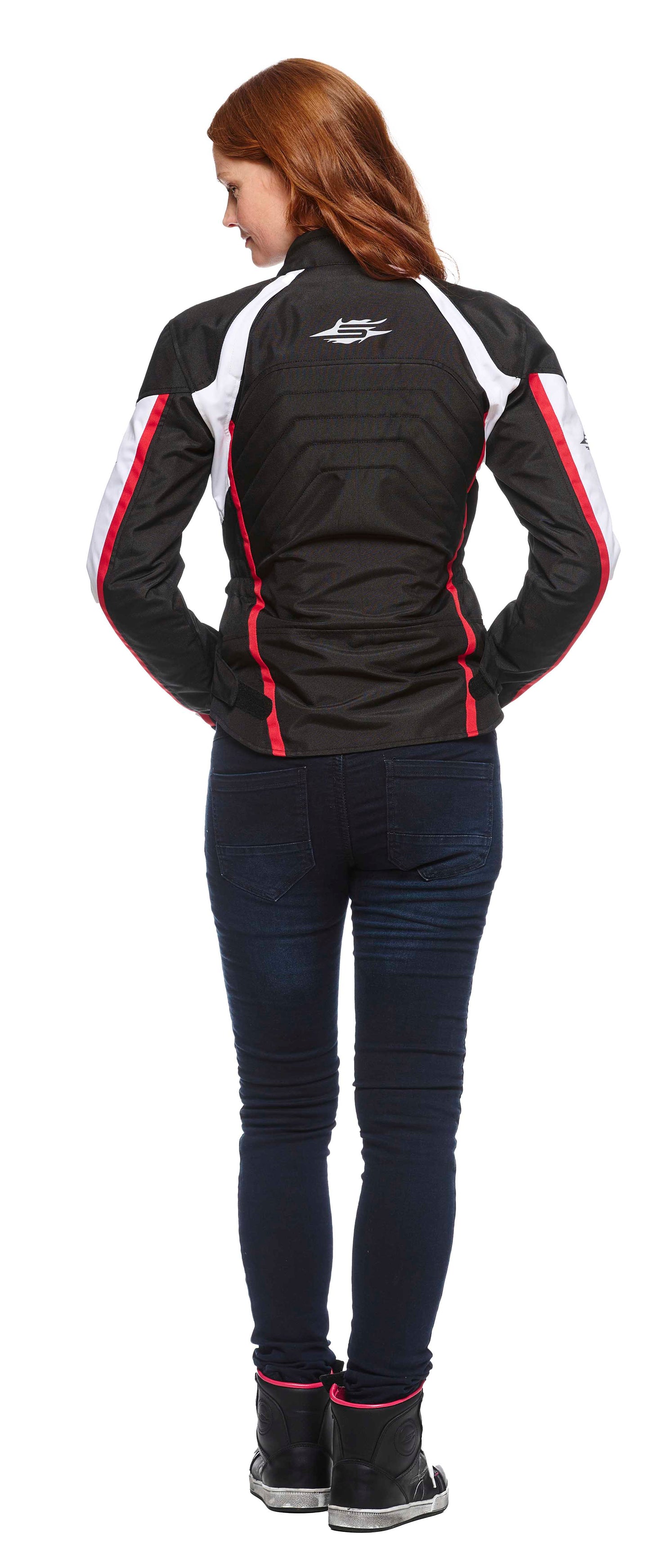 Sweep Milanese 2 ladies light jacket, black/white/red