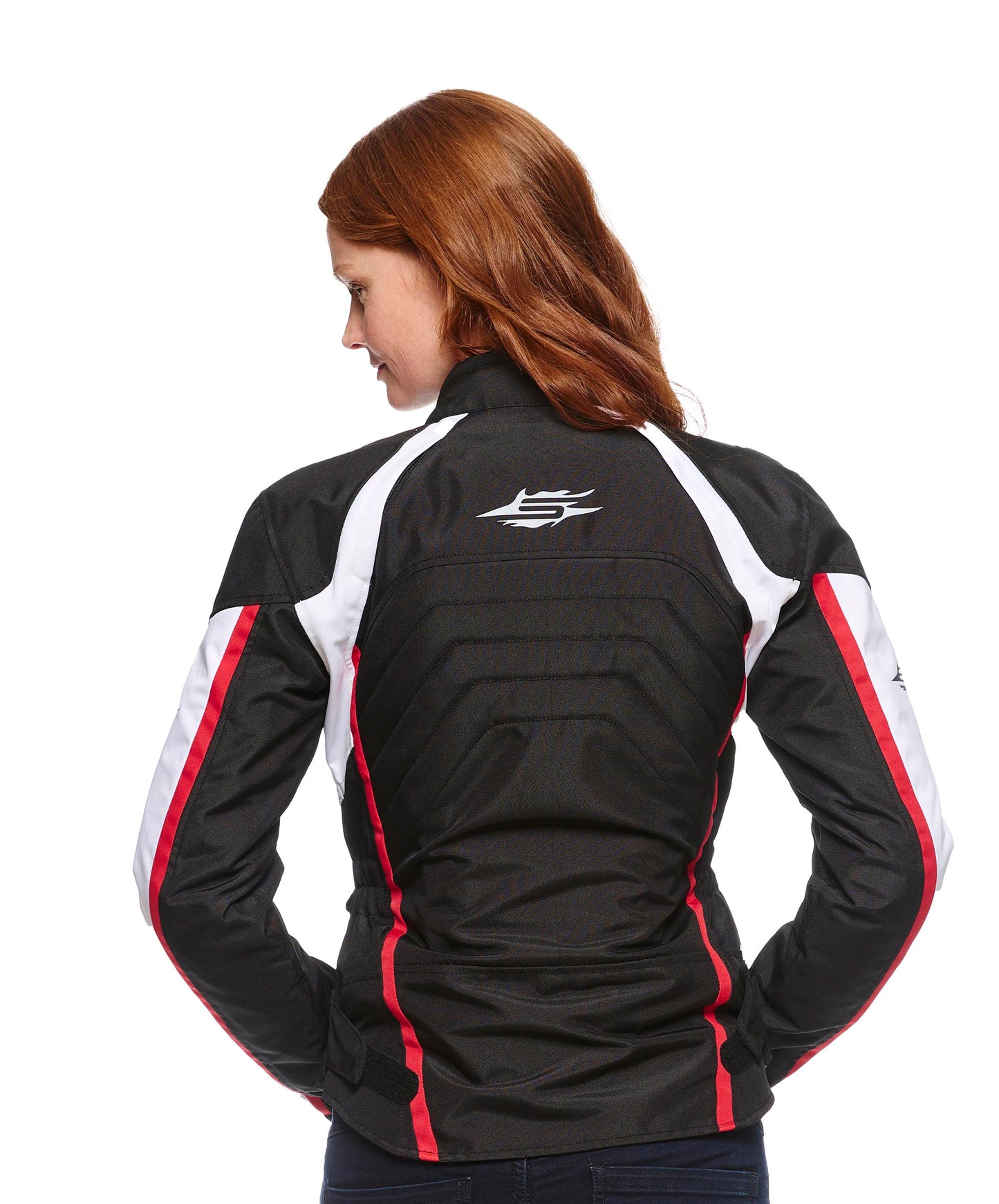 Sweep Milanese 2 ladies light jacket, black/white/red