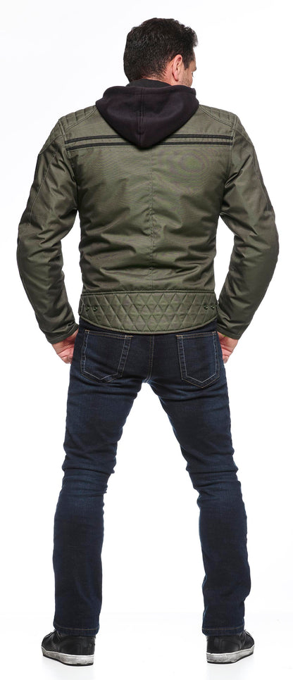 Sweep Motorod waterproof mc jacket, olive/black