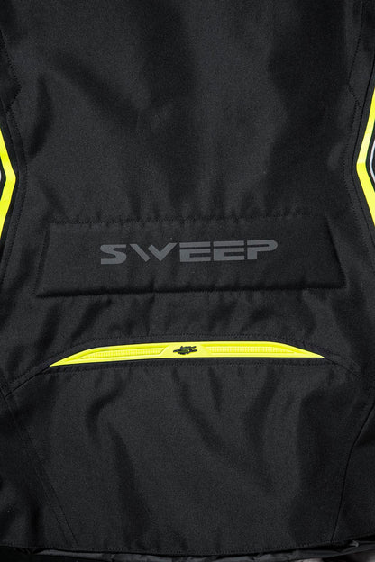 Sweep Outback wp jacket, black/yellow, D-fit