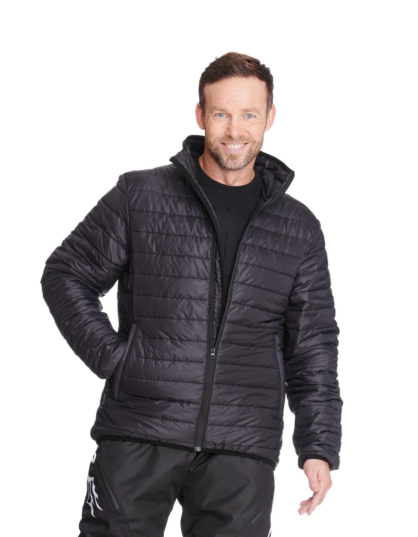 Sweep Puffer jacket, black