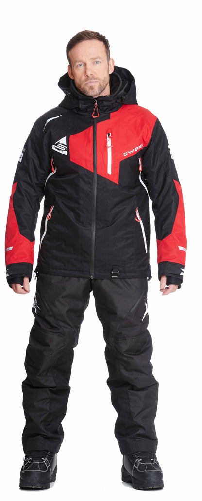 Sweep Pulse kelkkatakki, musta/puna/valkoinen