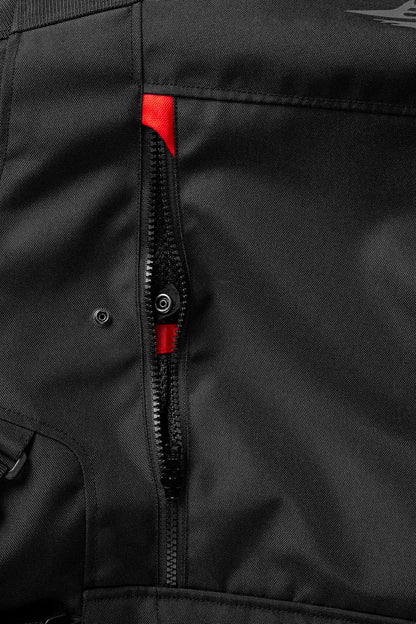 Sweep Rampart ajotakki, musta/punainen