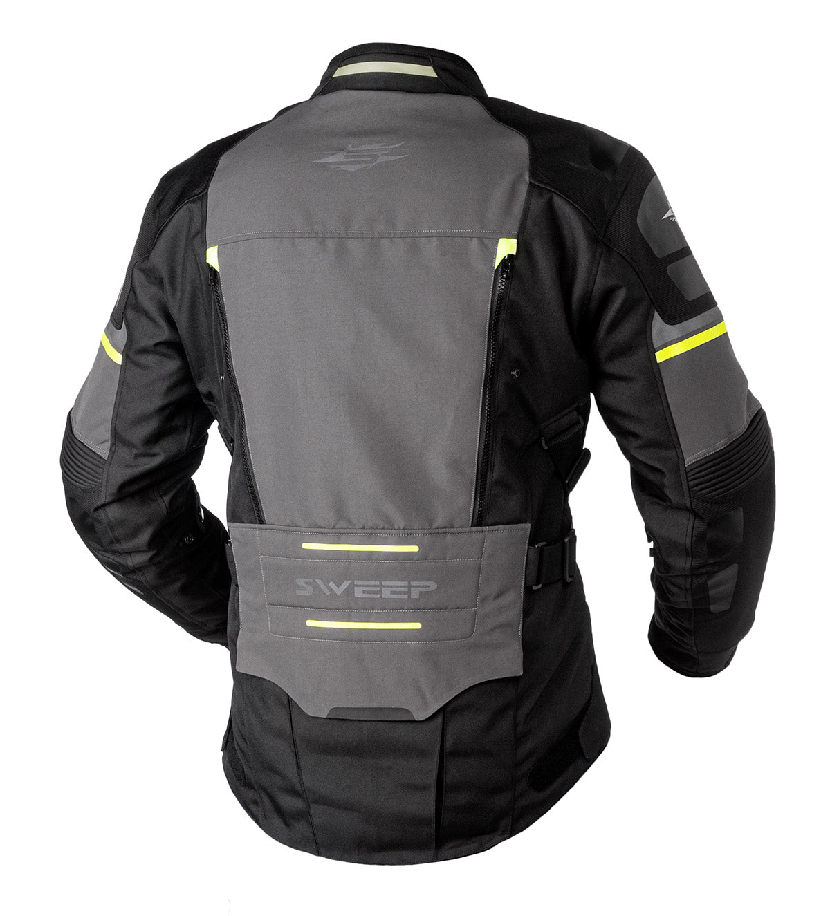 Sweep Rampart jacket, black/grey/yellow