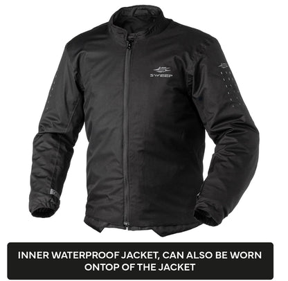 Sweep Rampart ajotakki, sininen/valkoinen/punainen/harmaa