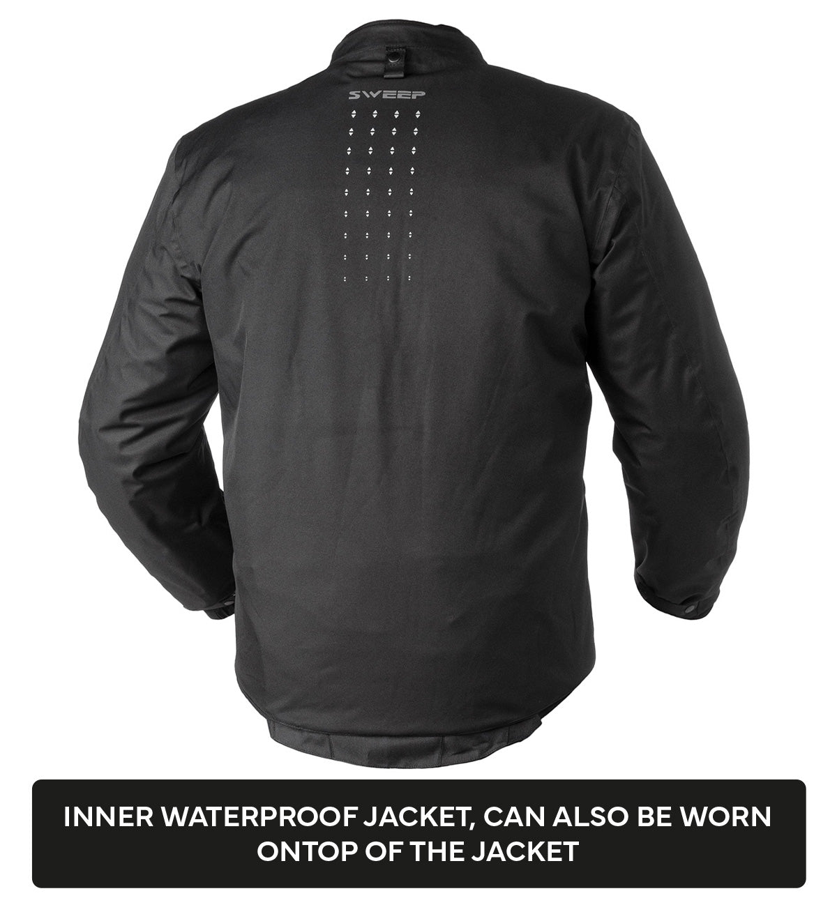 Sweep Rampart jacket, black/red