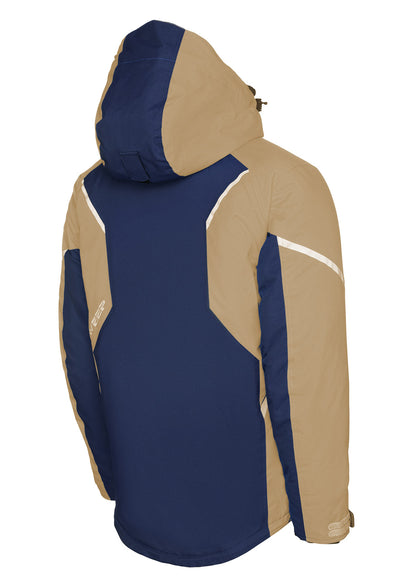Sweep Recon snowmobile jacket, dark blue/sand