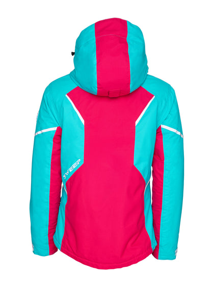 Sweep Recon Snowmobile ladies jacket, bright pink/bright blue