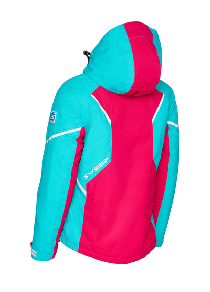 Sweep Recon Snowmobile ladies jacket, bright pink/bright blue