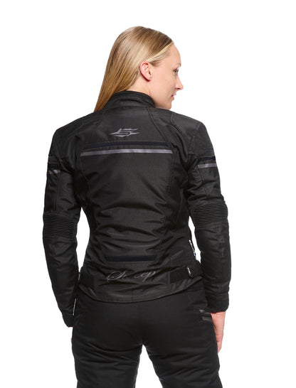 Sweep Spirit naisten vedenpitävä ajotakki, musta