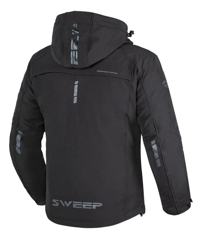 Sweep Suburb kevyt softshell ajotakki, musta