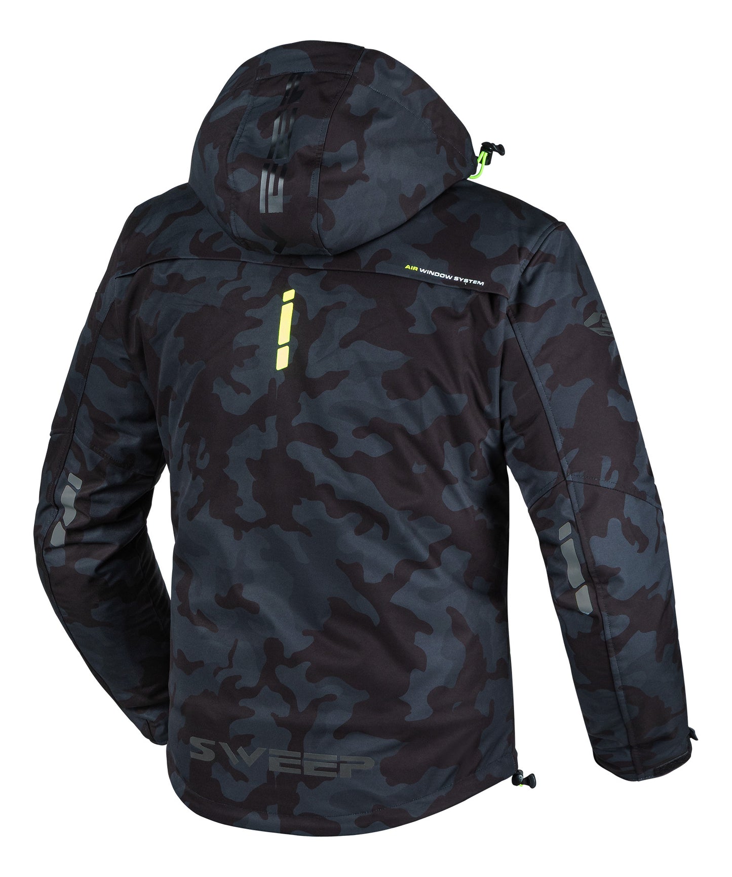 Sweep Suburb kevyt softshell ajotakki, t.harmaa/camo