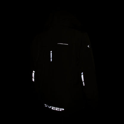 Sweep Suburb kevyt softshell ajotakki, musta