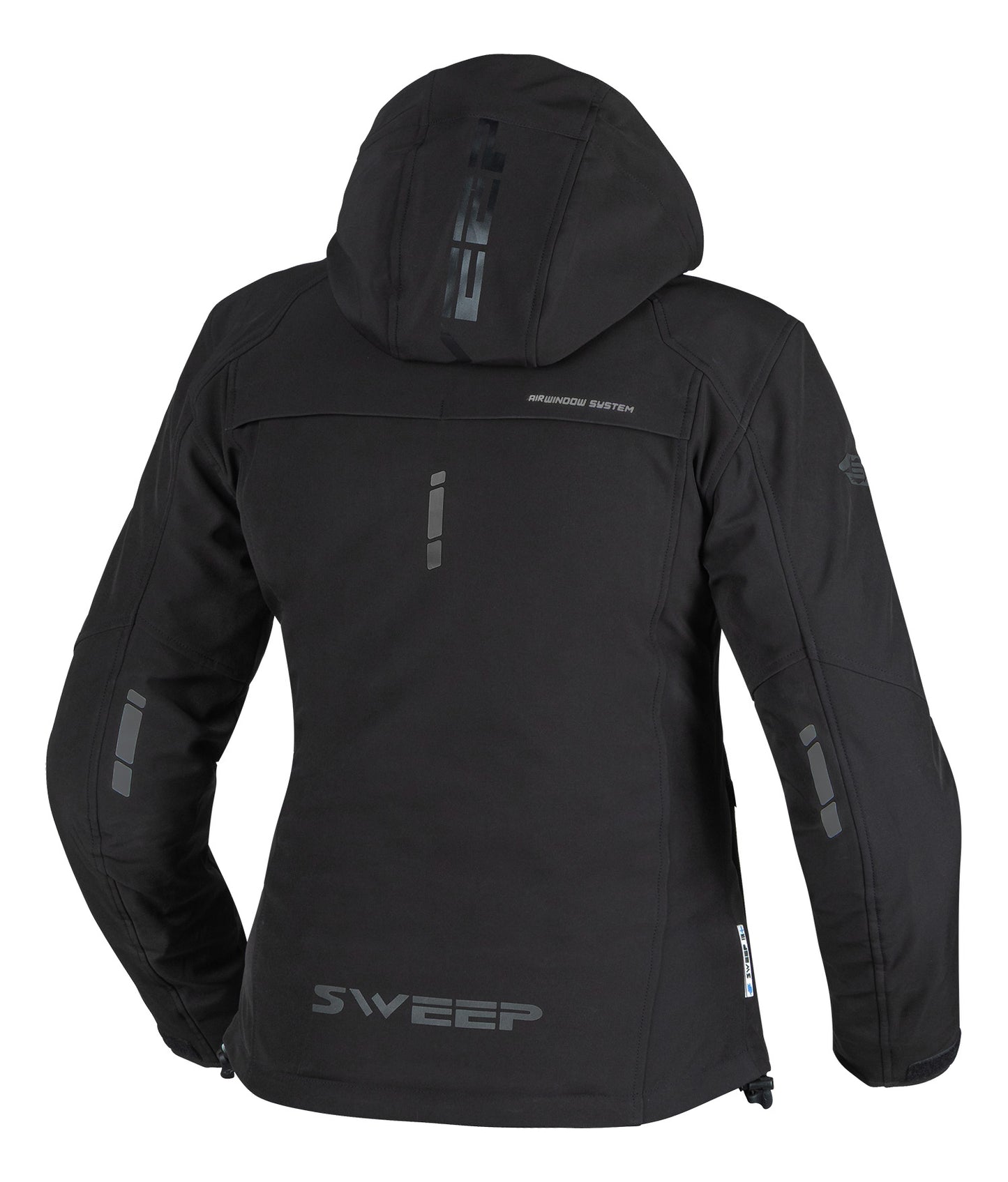 Sweep Suburb naisten softshell ajotakki, musta