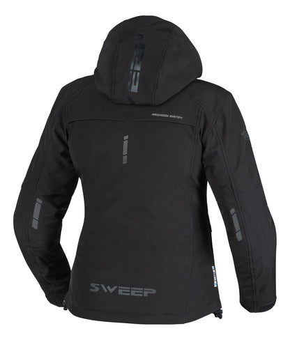 Sweep Suburb naisten softshell ajotakki, musta