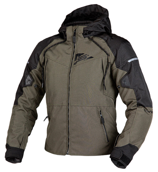 Sweep Tyron waterproof ladies textile jacket, black/olive