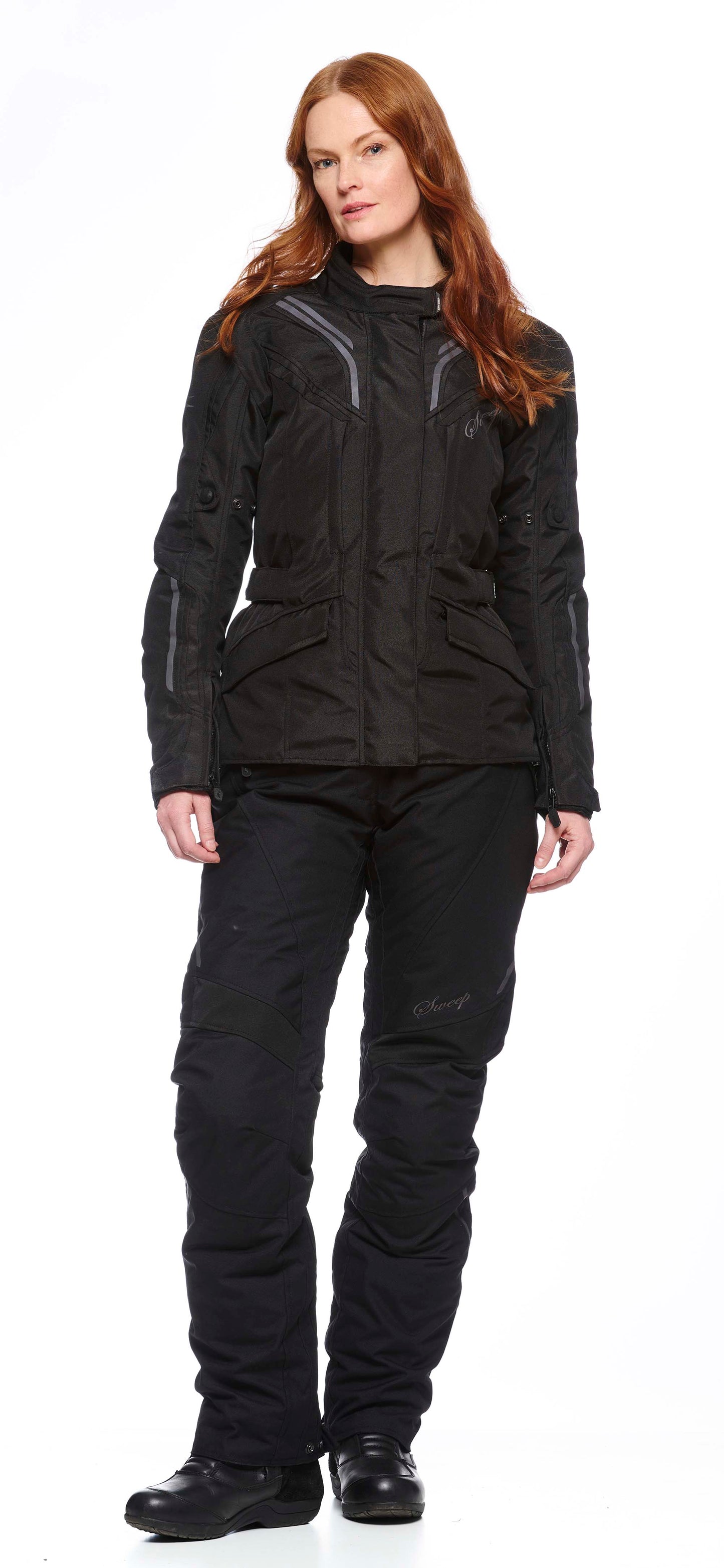 Sweep Voyage 2 ladies waterproof mc jacket, black