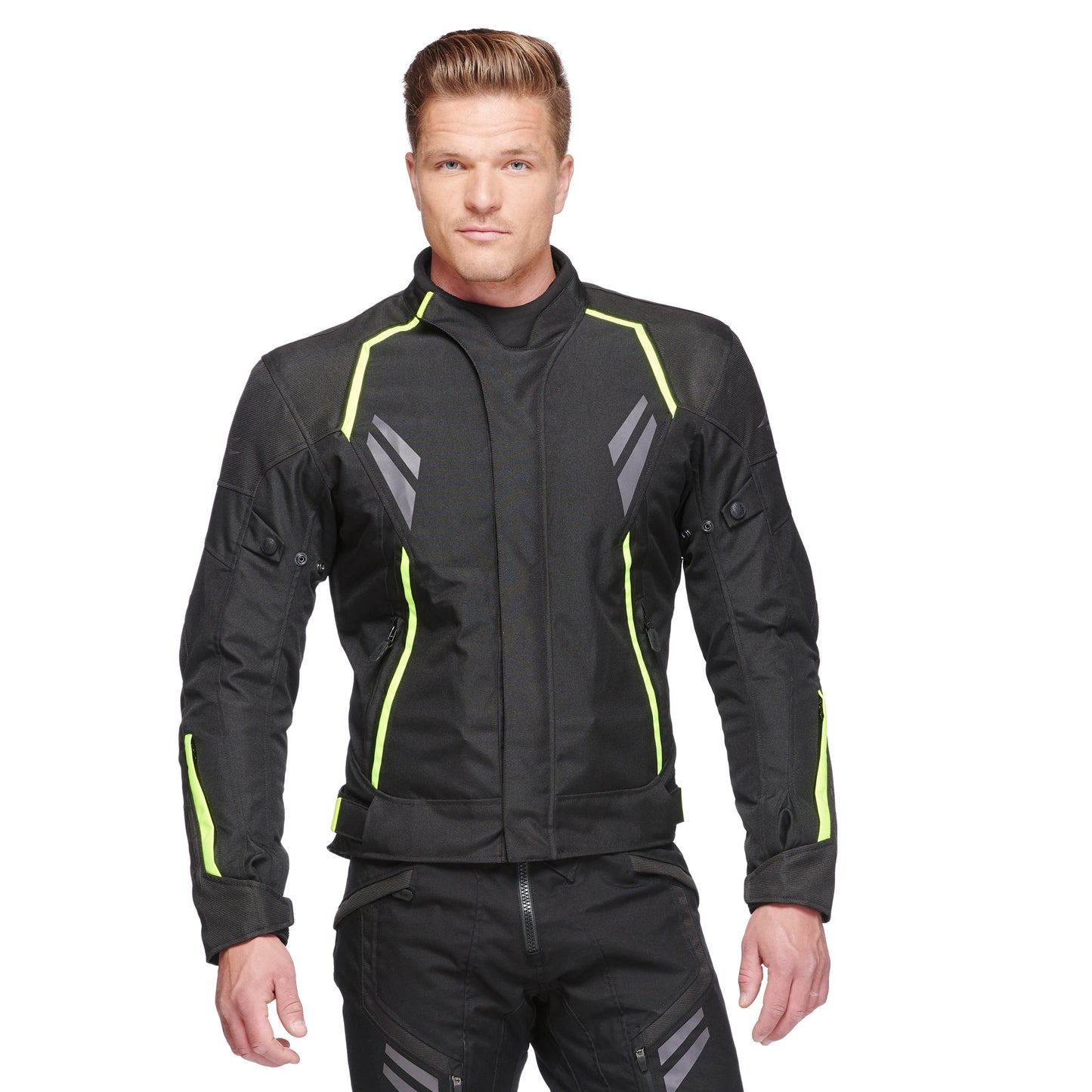 Sweep Wolverine 2, 4-season jacket, black/yellow