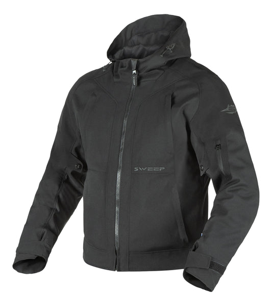 Sweep X-City waterproof ladies textile jacket, black