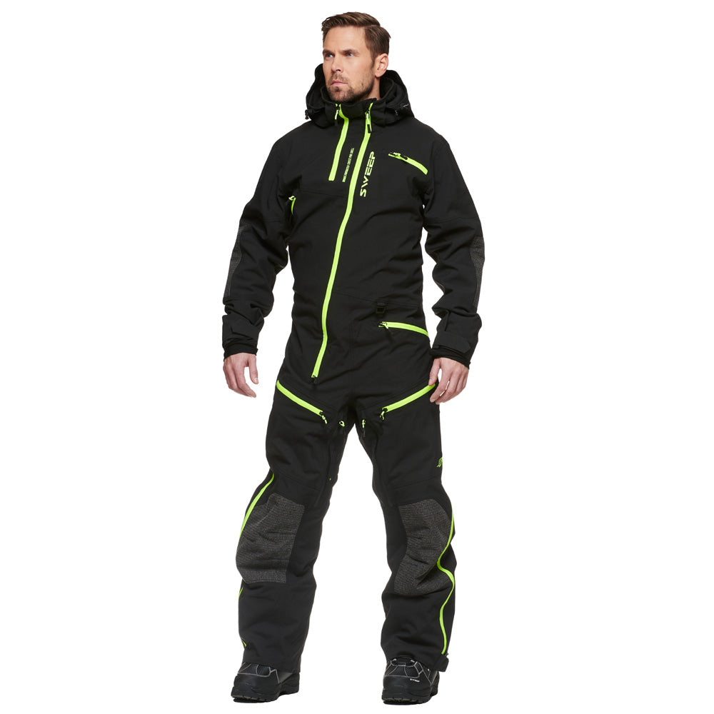 Sweep Backcountry Monosuit, black/yellow