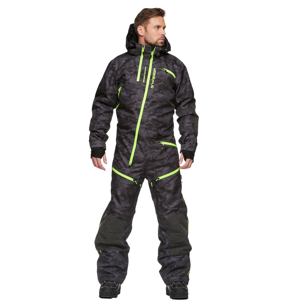 Sweep Backcountry Monosuit, camo/yellow