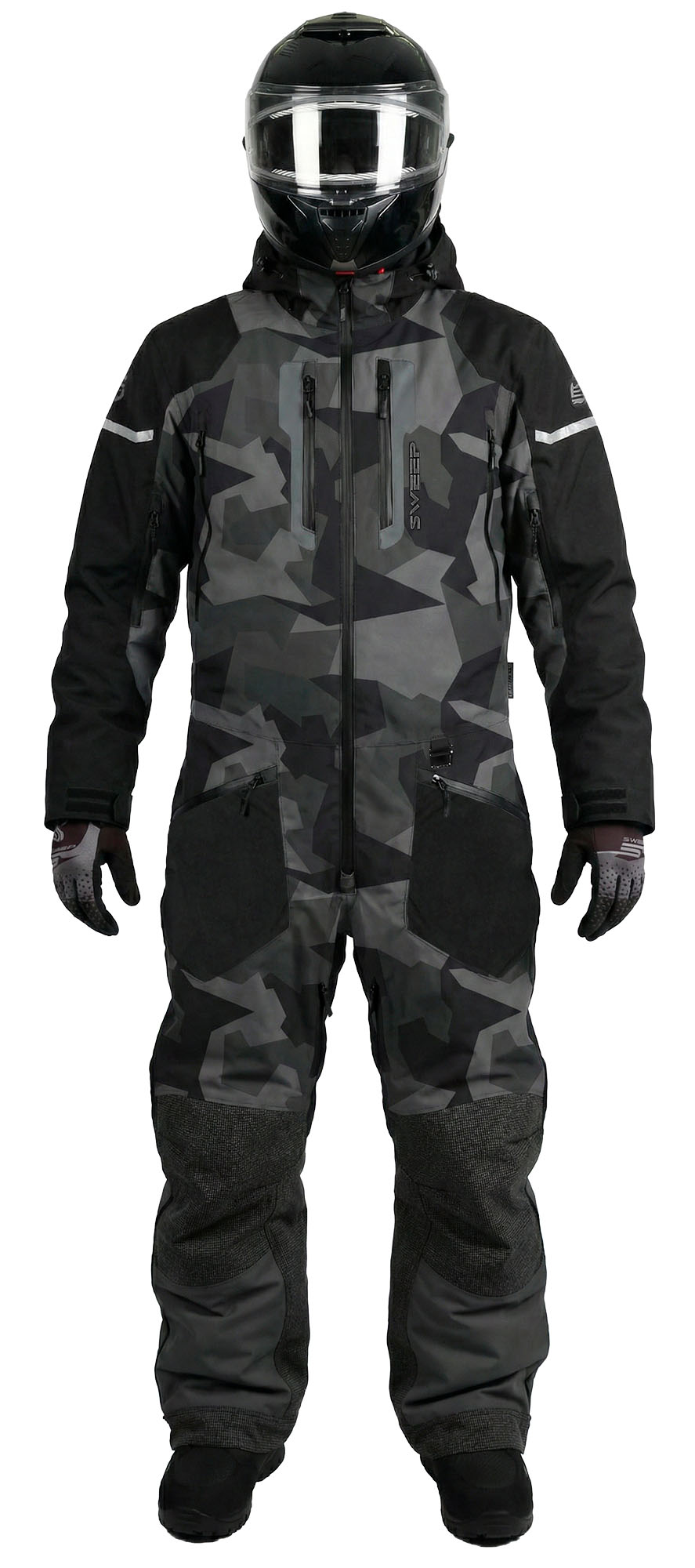 Sweep Everest Light kelkkahaalari, musta/camo