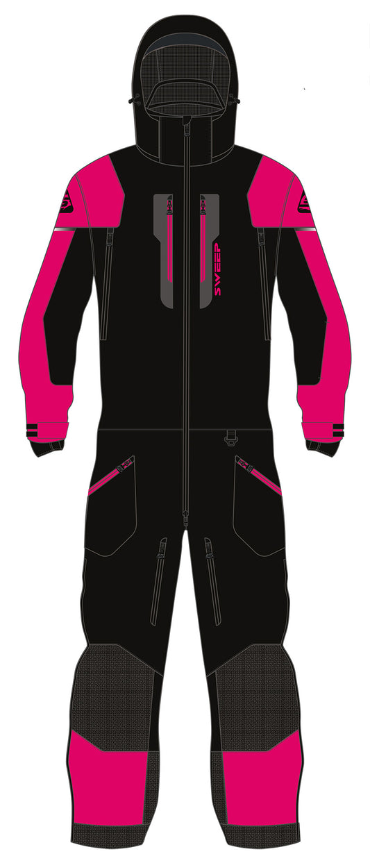 Sweep Everest Insulated naisten kelkkahaalari, musta/pinkki