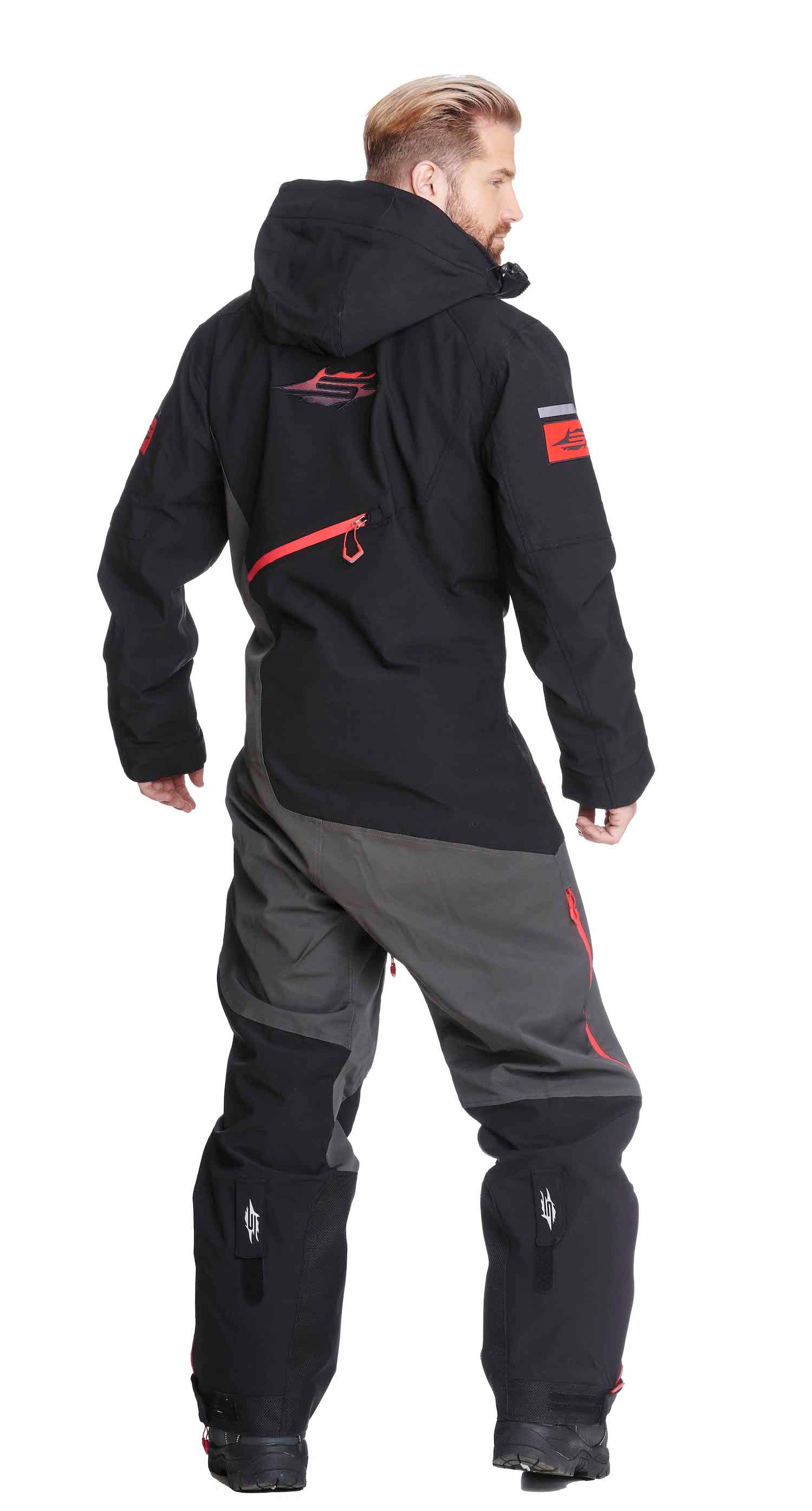 Sweep Gravity Monosuit, black/red