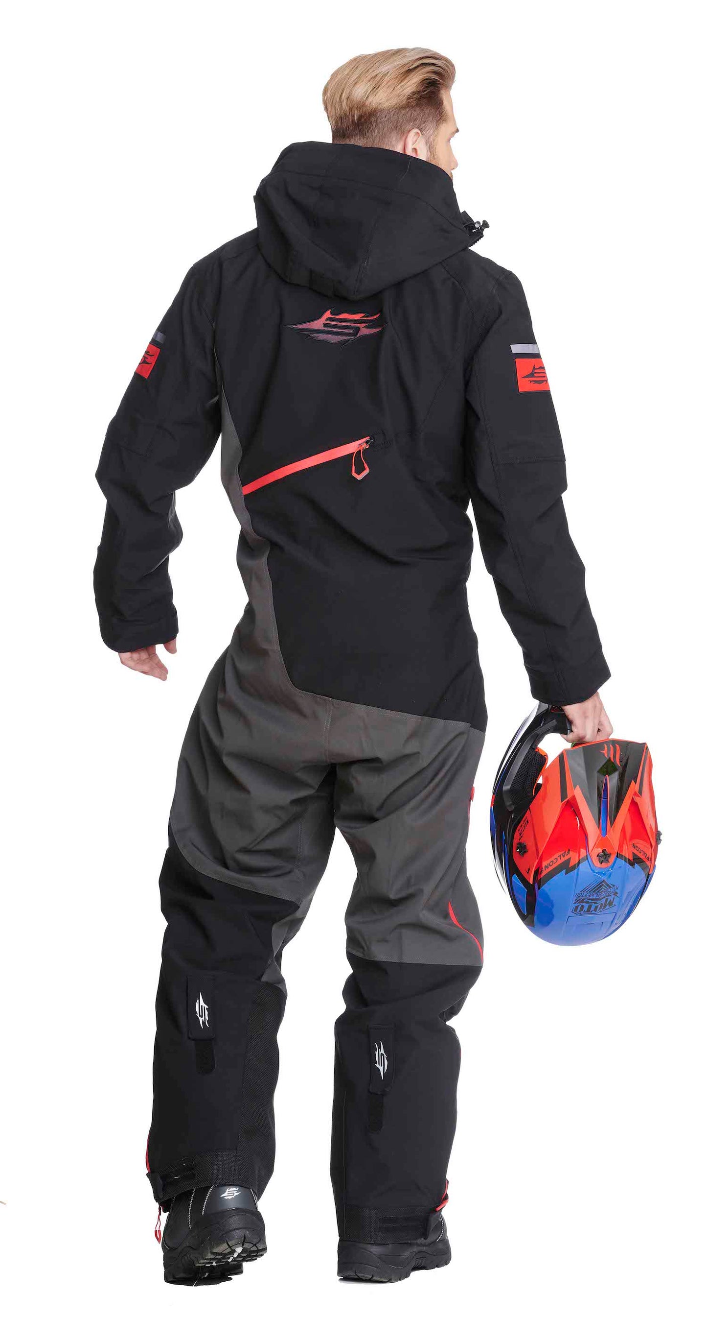 Sweep Gravity Monosuit, black/red