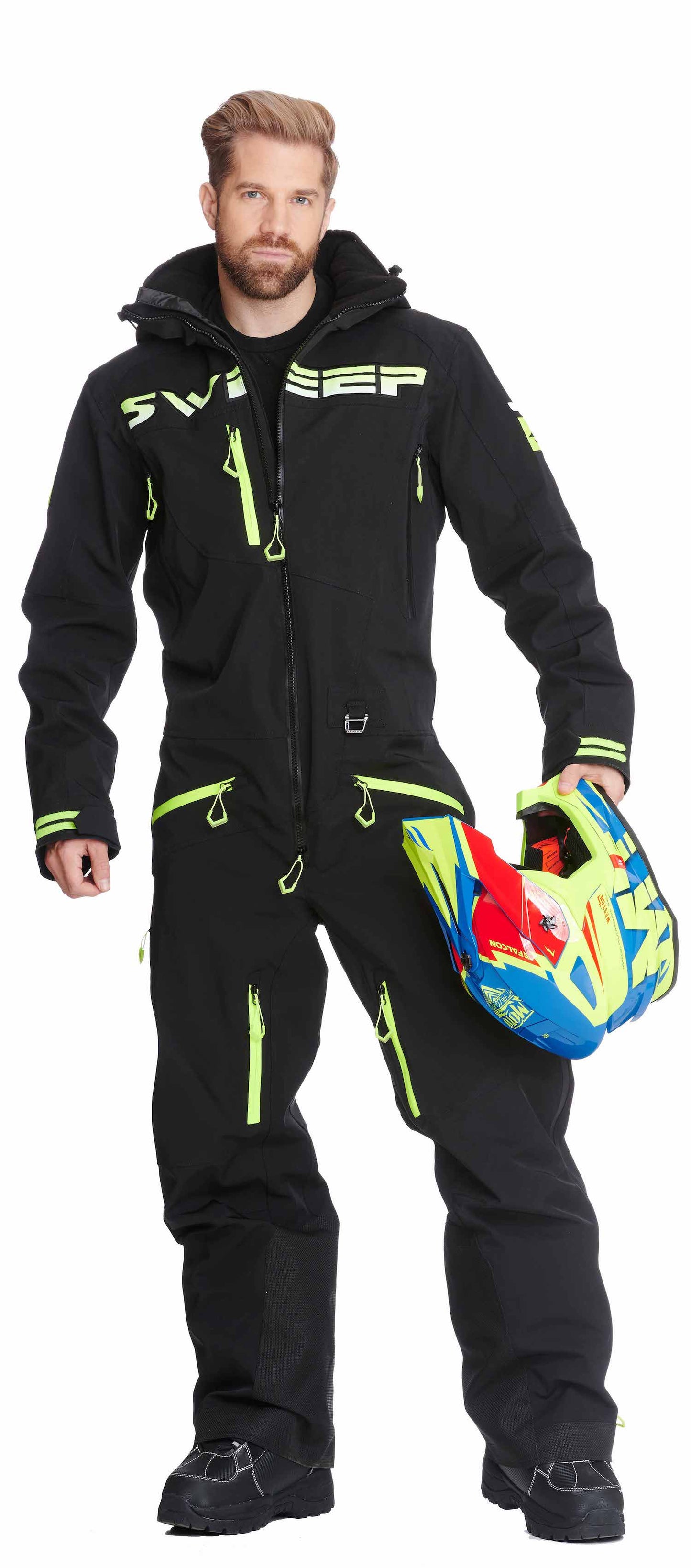 Sweep Gravity Monosuit, black/yellow
