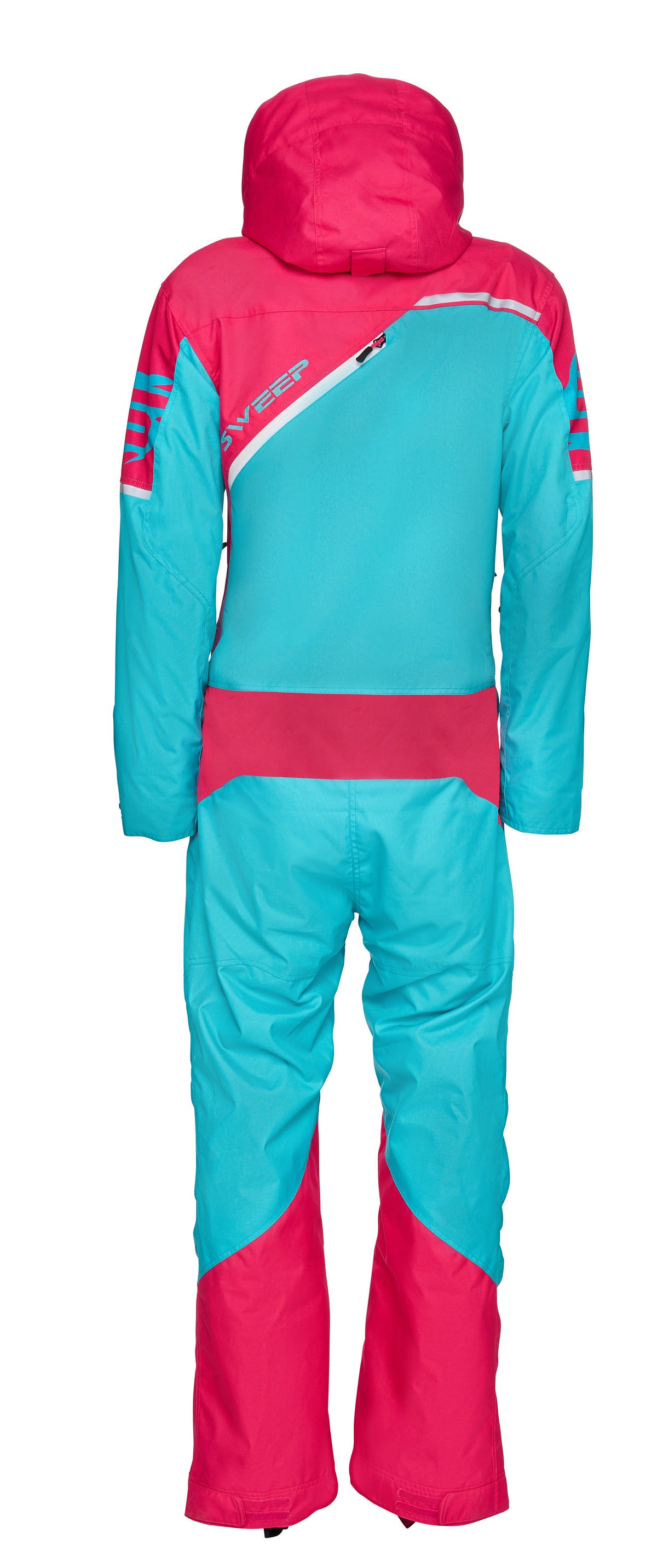 Sweep Razor Light ladies monosuit, bright pink/light blue