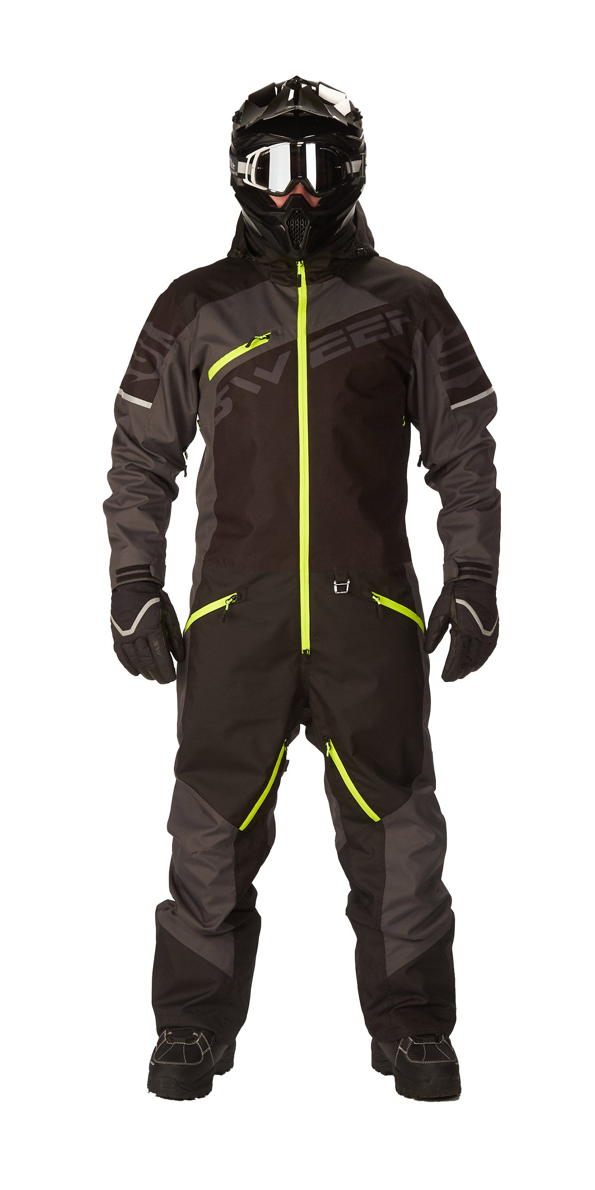 Sweep Razor Light Monosuit, black/grey/neon yellow